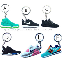 Benutzerdefinierte PVC Werbe Sport Schuhe Keyring Keychain Schlüsselanhänger Kette